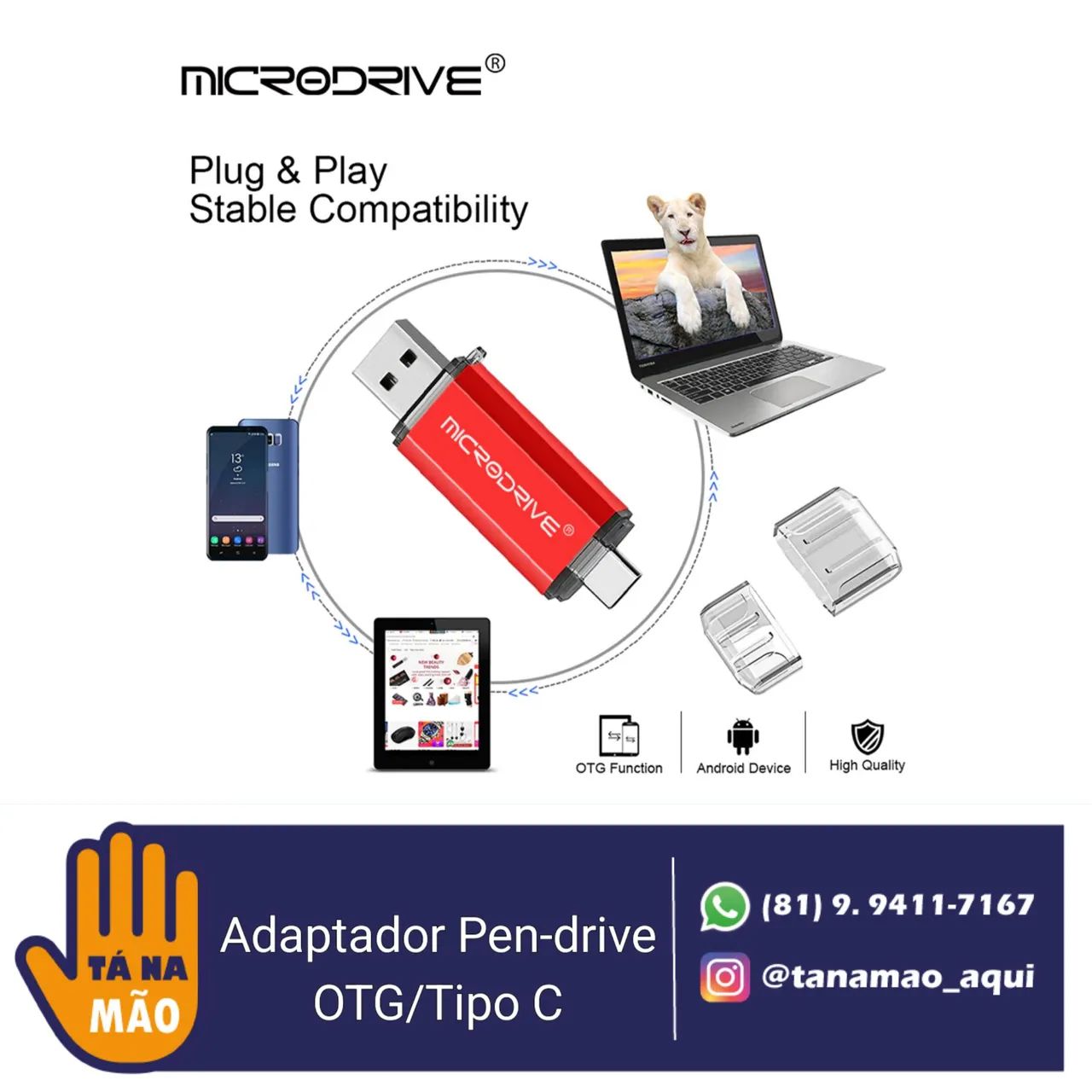 Pen-drive OTG - USB/C - Foto 3