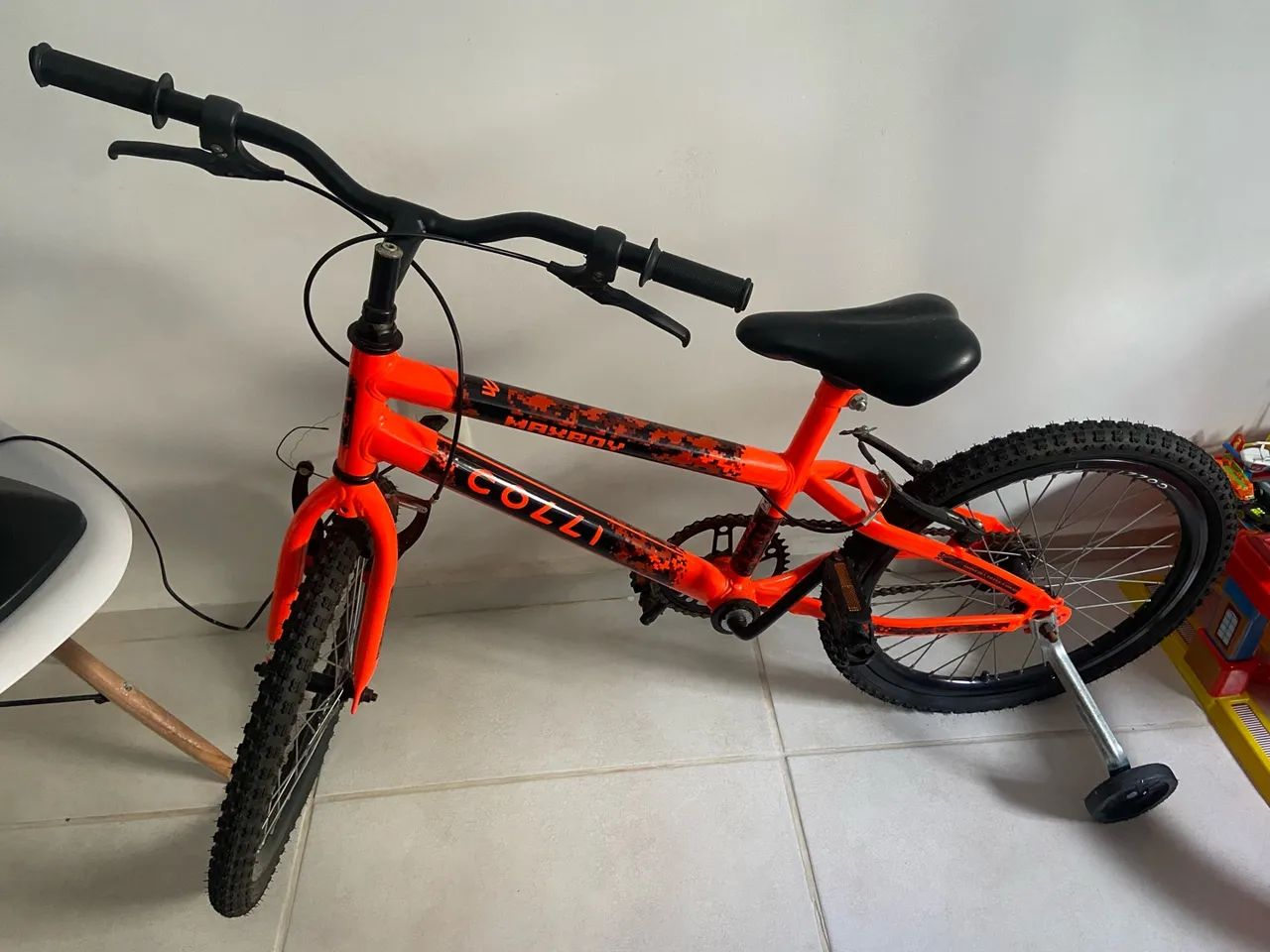 Bicicleta infantil.