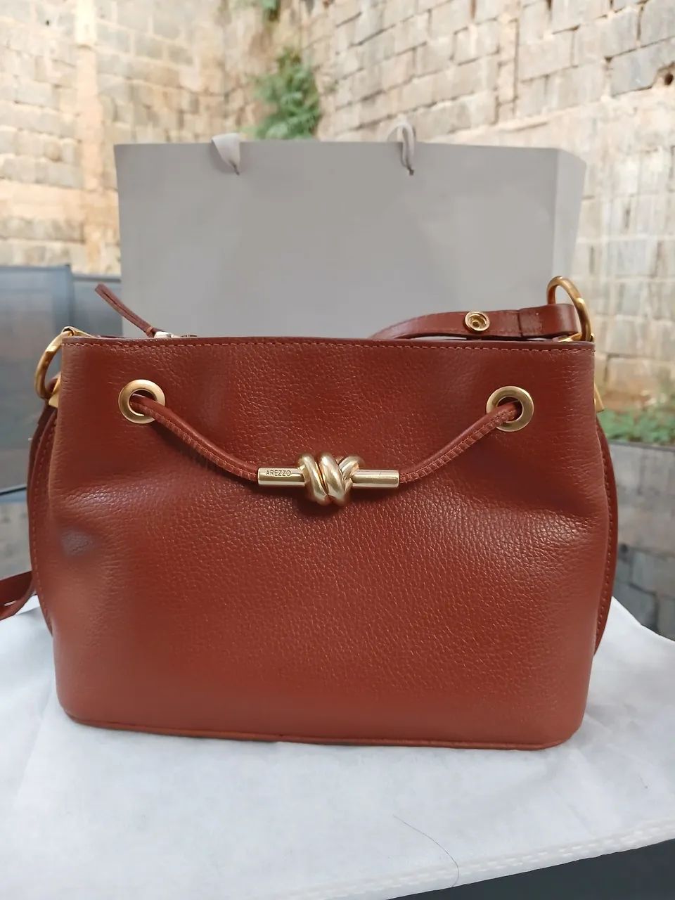 Bolsa couro arezzo - Foto 3