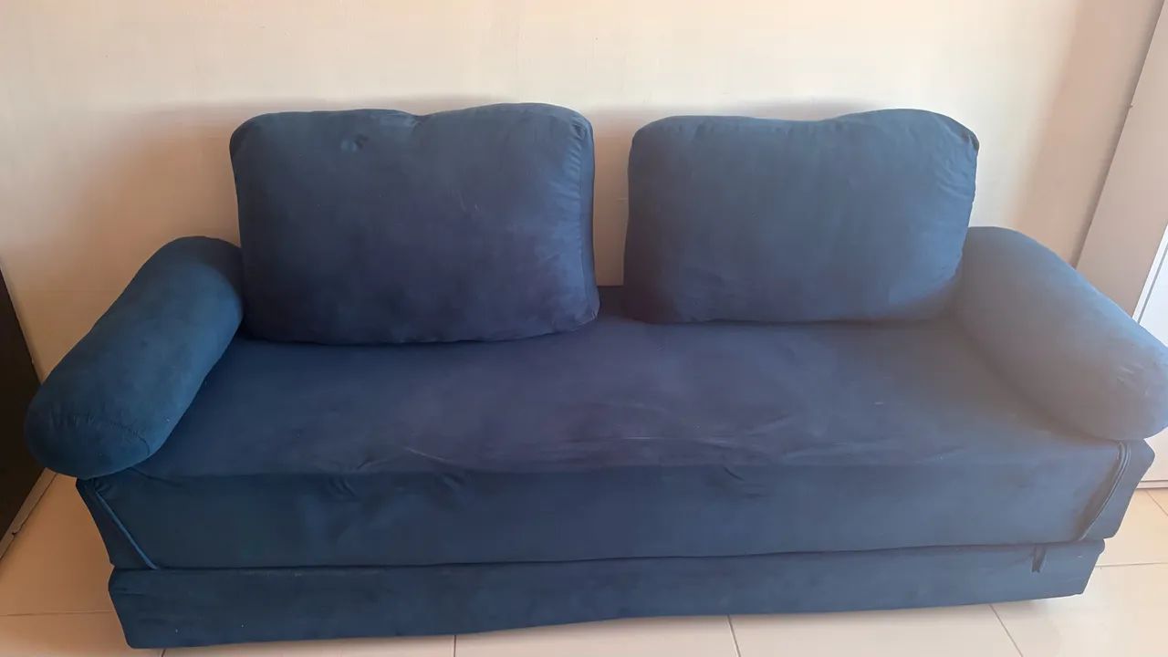 Sofá cama - azul marinho 