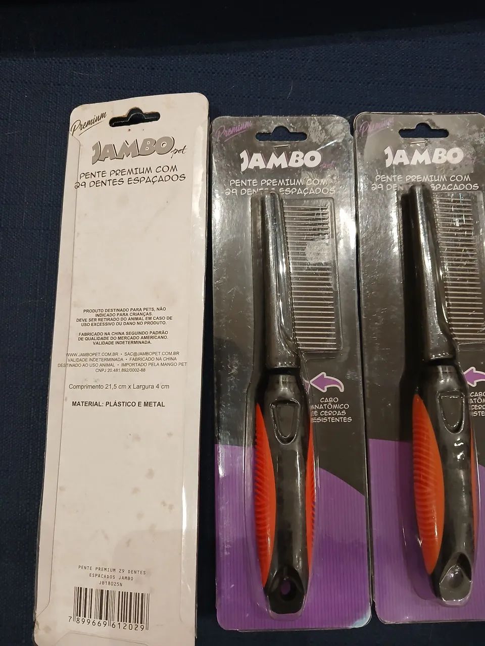 Pente premium com 29 dentes para pet Jambo - Foto 3