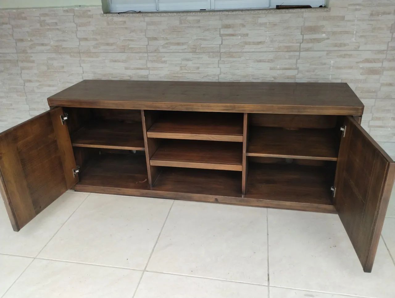 vendo rack de madeira rústica 