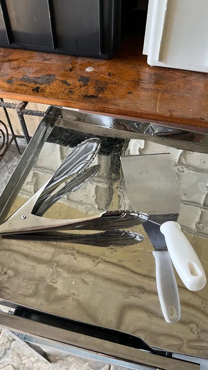 Máquina Giratória para Frango Assado SS Inox + Mesa e Acessórios - Foto 5