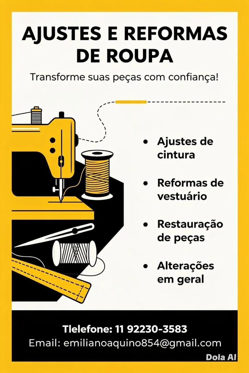 Ajustes e Reformas de Roupas | Bainha, Zíper, Cintura e Consertos - Foto 2