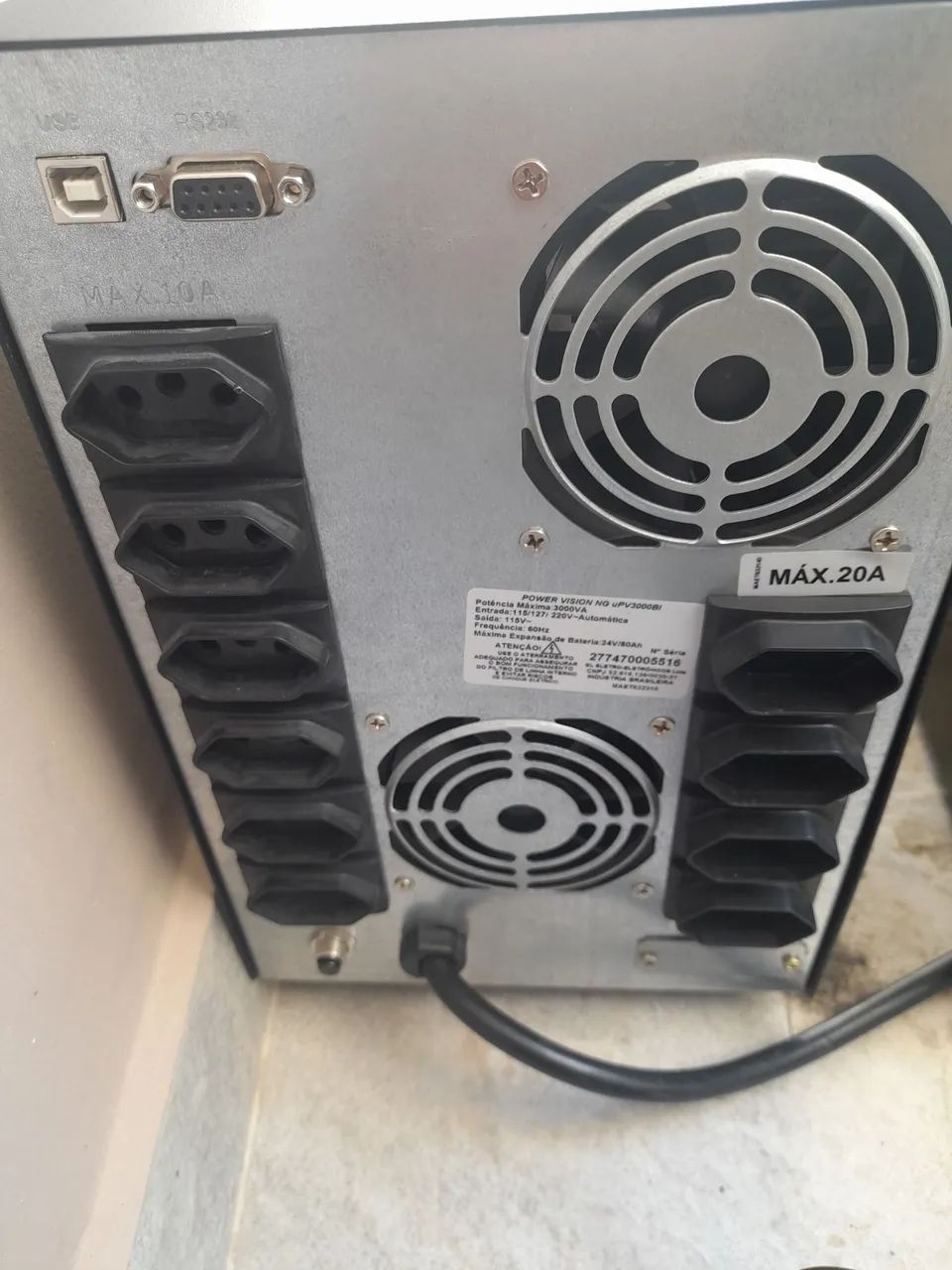 No break SMS Power Vision Upv 3000 Bi 27747 3000VA - Foto 2