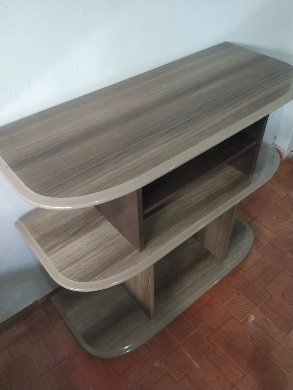 Rack/aparador marrom de MDF - Foto 4