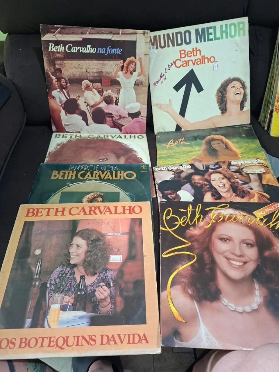 Beth Carvalho - Disco de Vinil LP (8 discos)