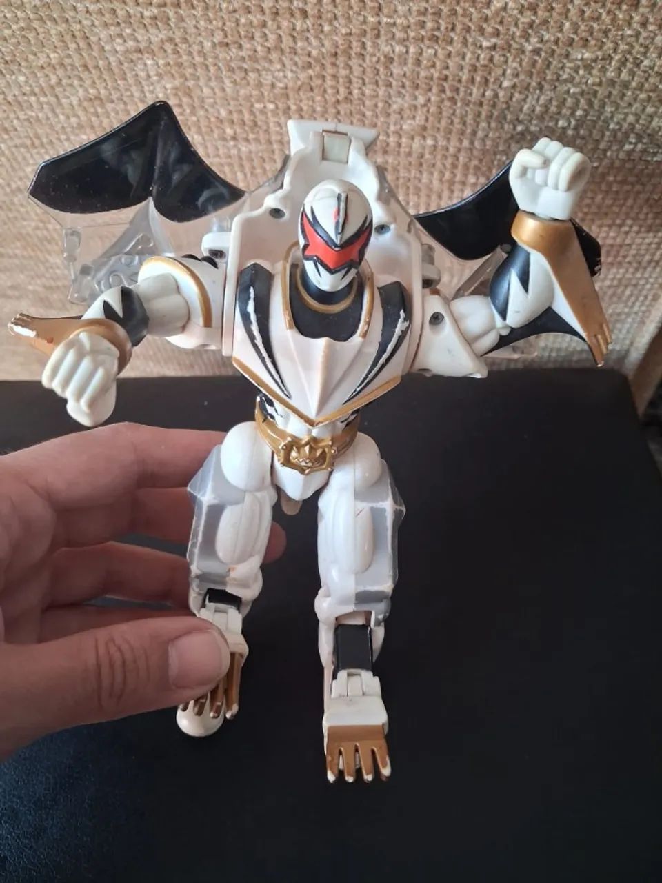 Power Rangers Dino Thunder White Transforming Bandai 2003