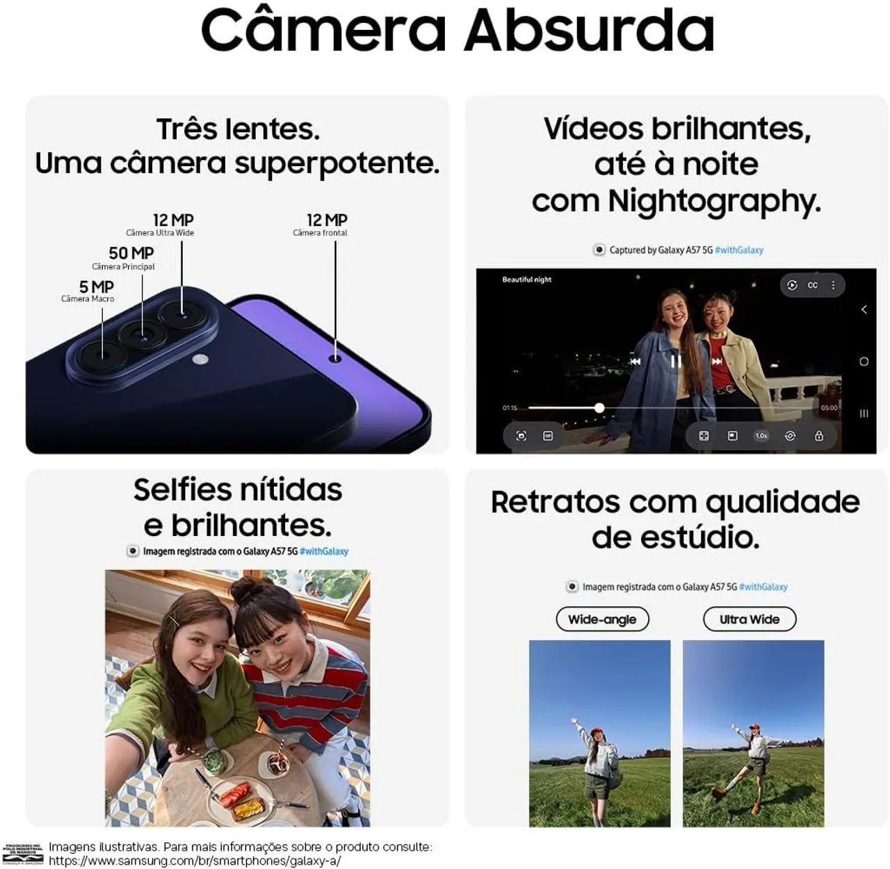 Smartphone A57 5G 128GB Lacrado - Foto 4