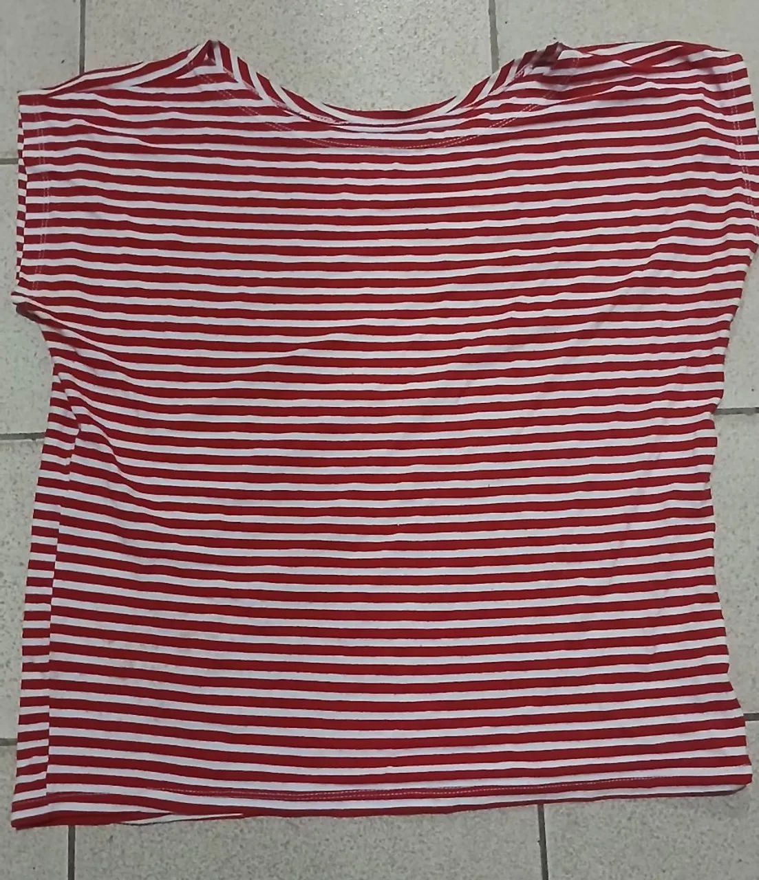 Camisa listrada (Tamanho G) - Foto 2