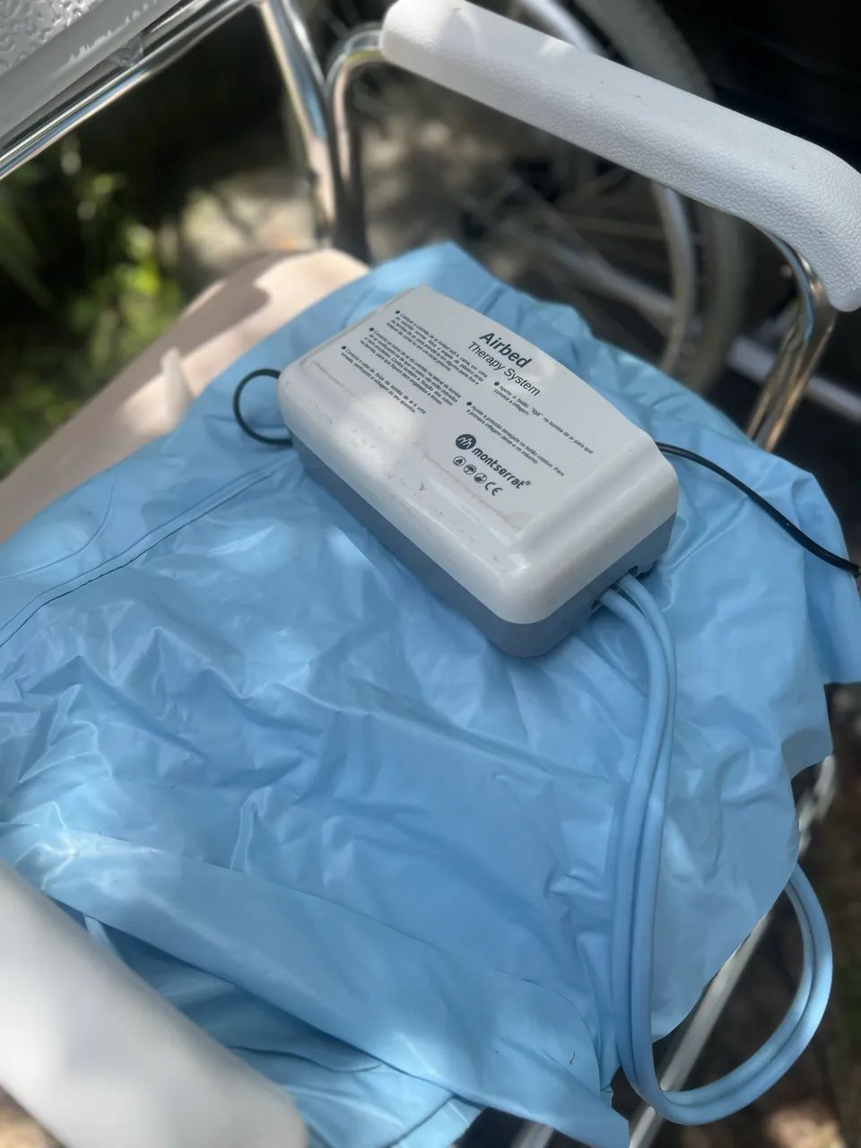 Colchão Anti-escaras Pneumático Acamados 130kg Cor Azul R$150,00 - Foto 2