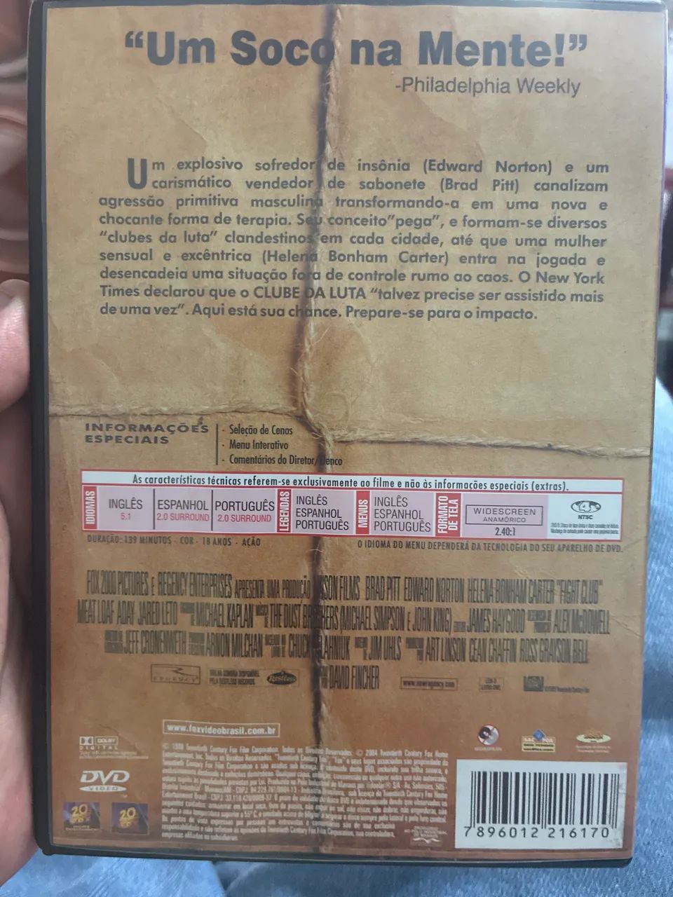 DVD - Clube da Luta - Foto 2