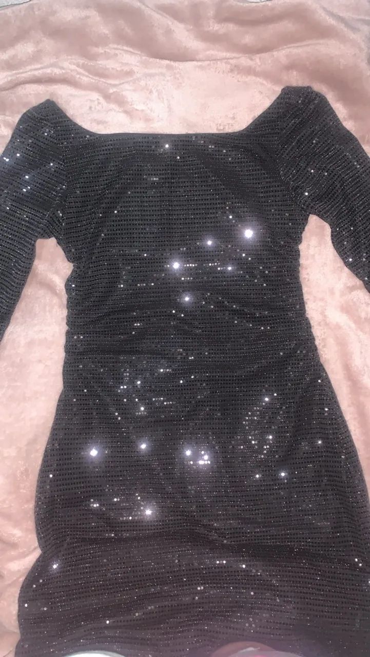 VESTIDO BRILHO FEMININO