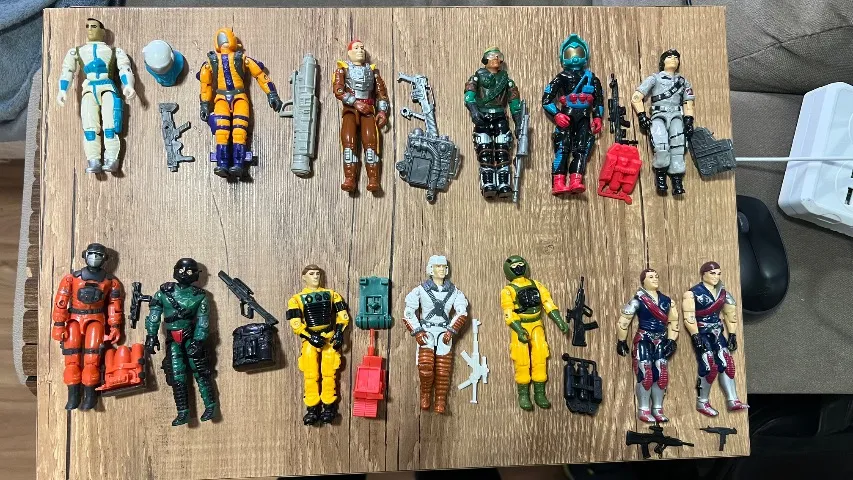 Figuras Lanard Corps Escala Comandos em Ação Gi Joe Importadas