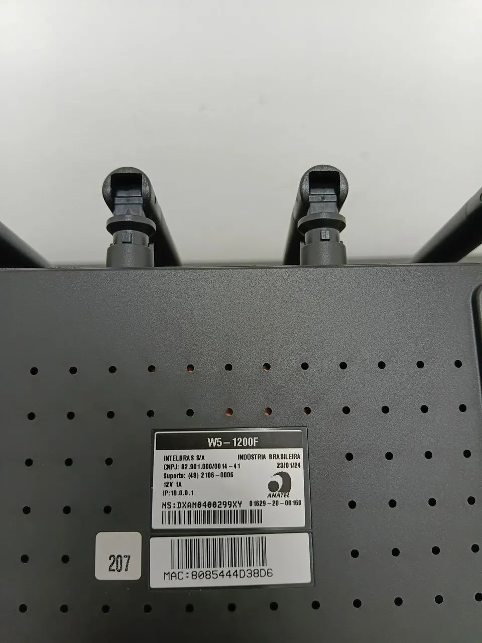 Roteador Intelbras Wi-force W5-1200f Preto 100v/240v - Foto 2