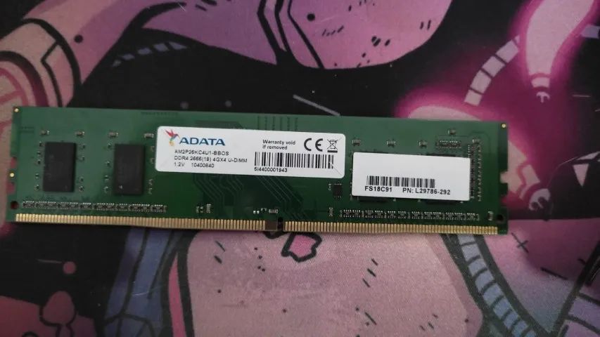 Mémoria Ram ADATA 4GB DDR4 2666MHZ