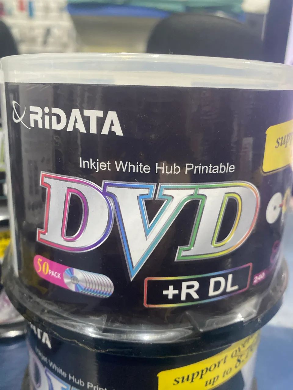 400 Dvd Ridata 8.5 dl Printable suportes overburn - CDs, DVDs etc