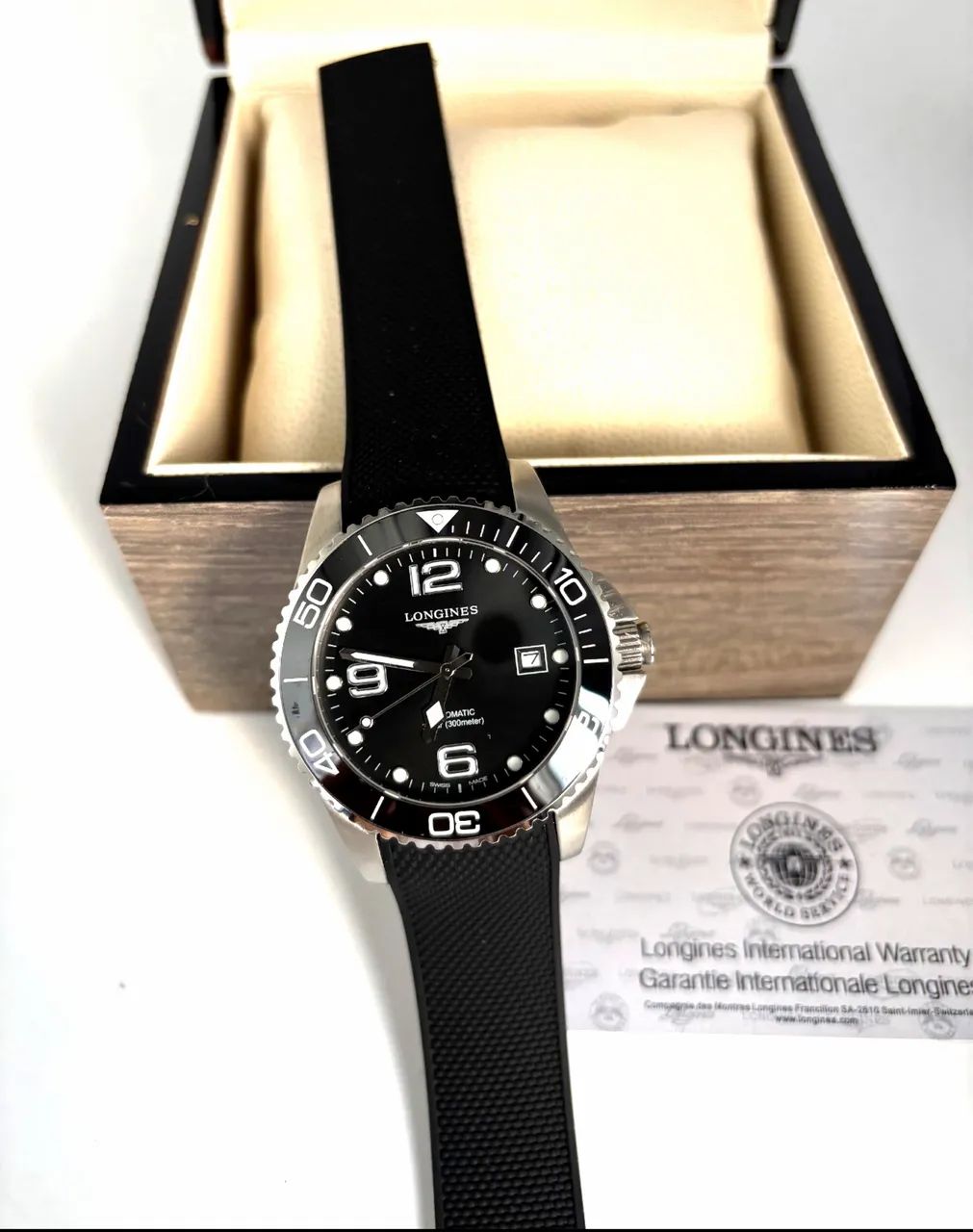 Longines HydroConquest 41mm Automático Linha Premium AAA+ Preto