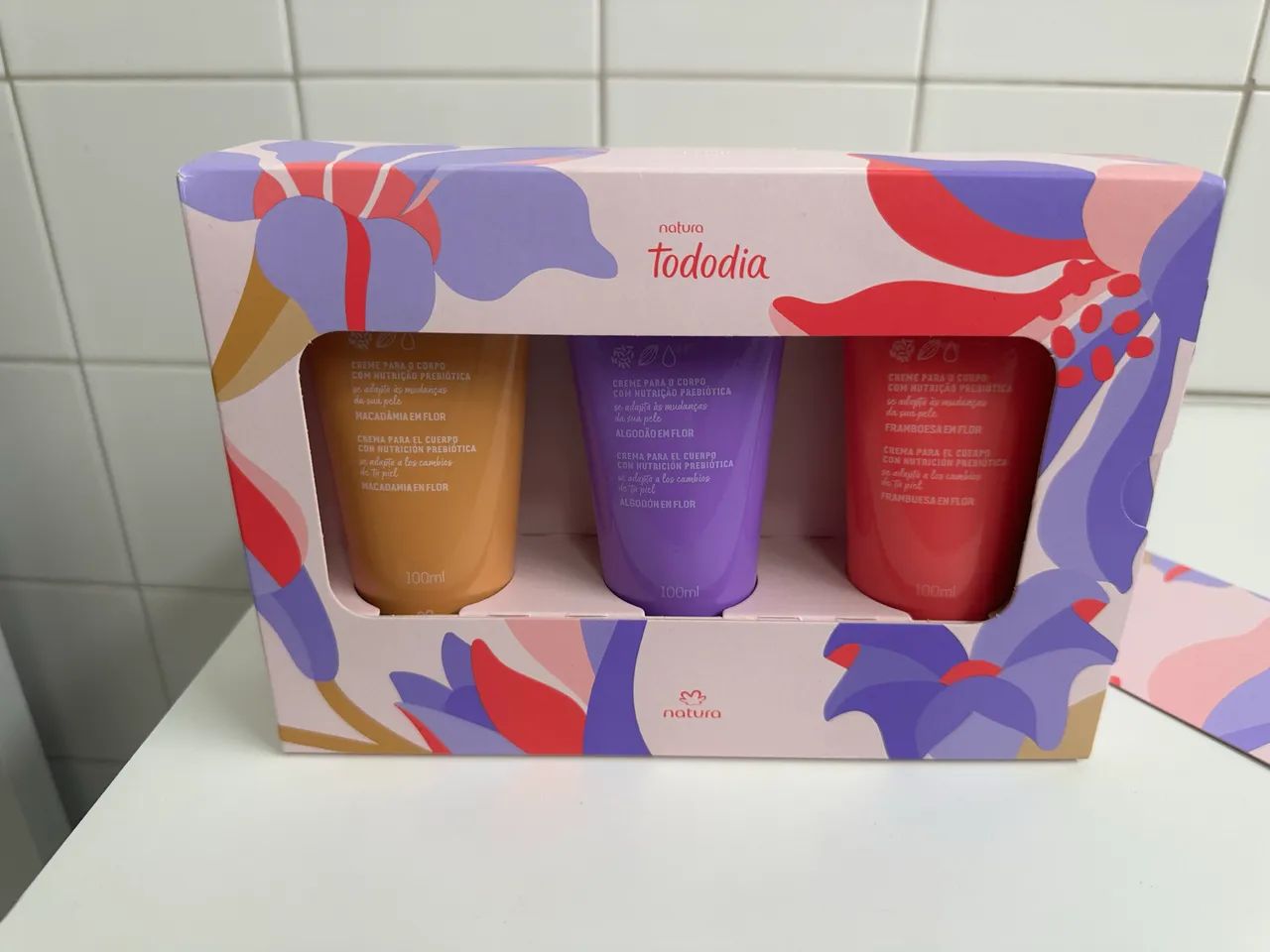 Presente natura trio de hidratantes 