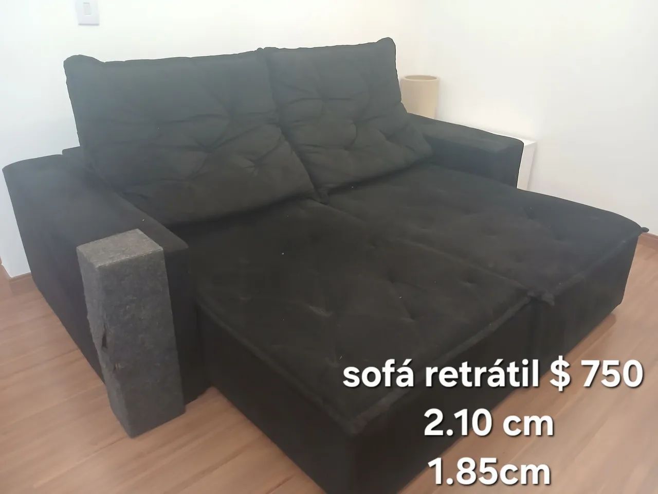 Sofá retrátil 2 lugares $ 700  - Foto 2