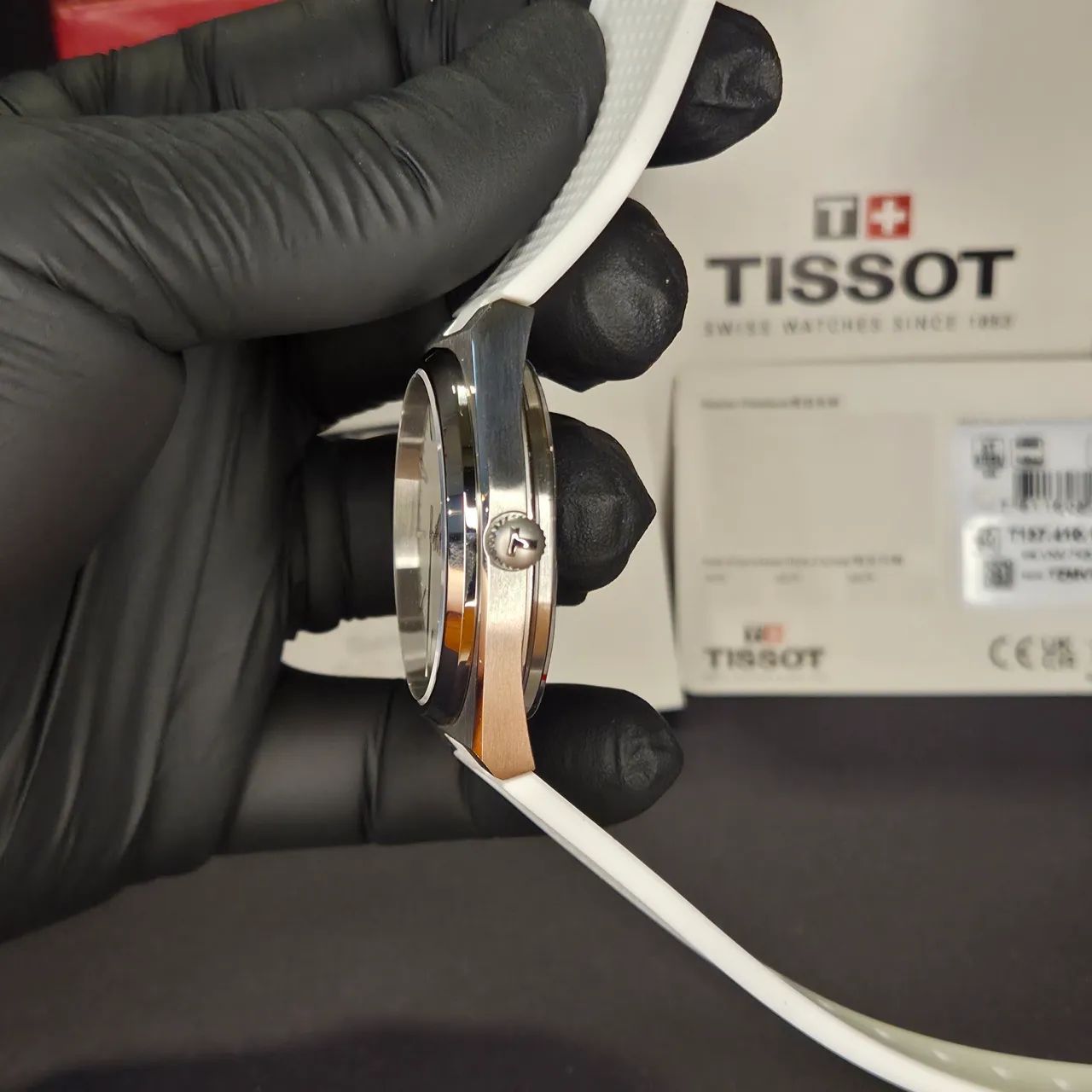 Tissot PRX 40mm Quartz (Branco Full) - NOVO  - Foto 3