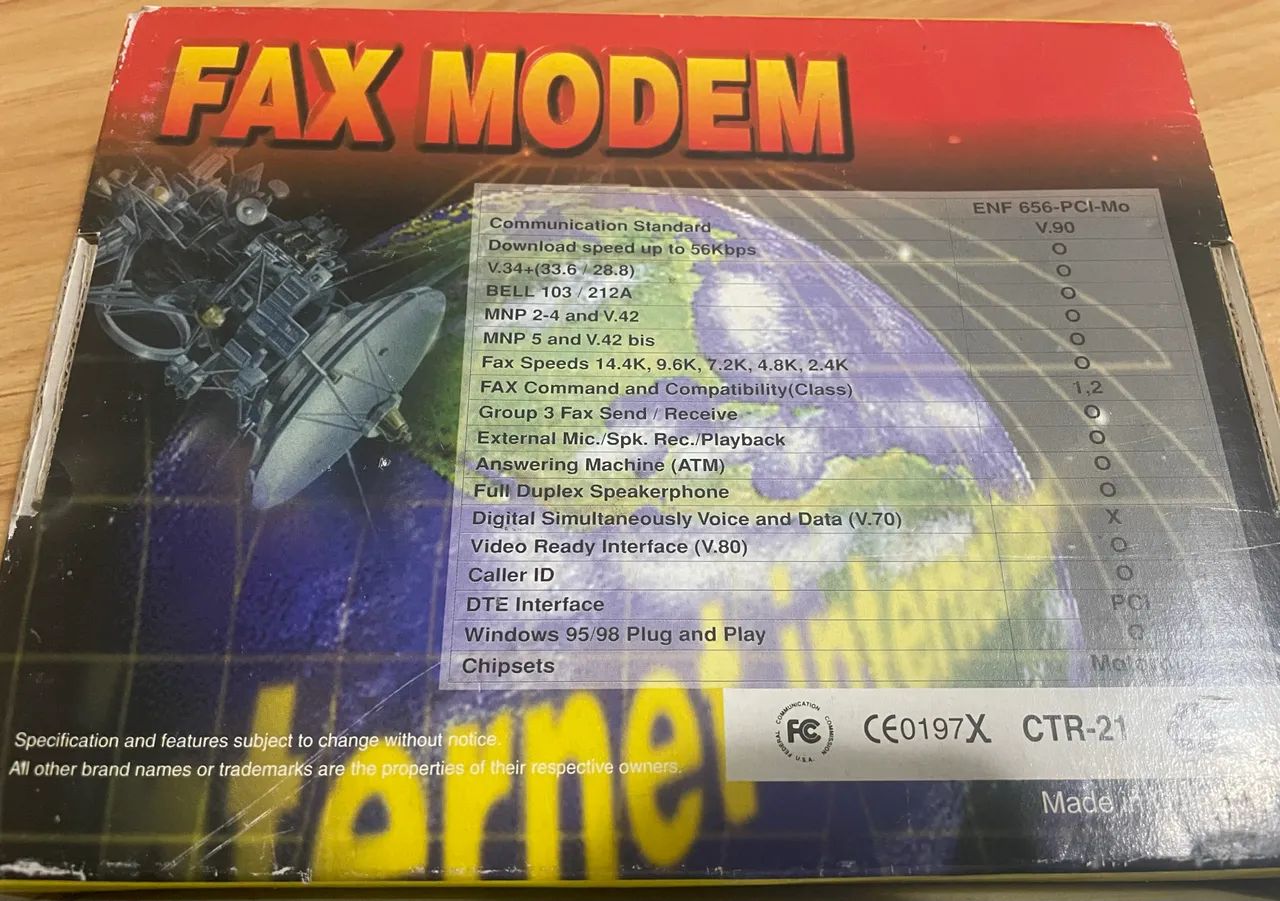 Fax modem motorola 56kbps - Foto 4