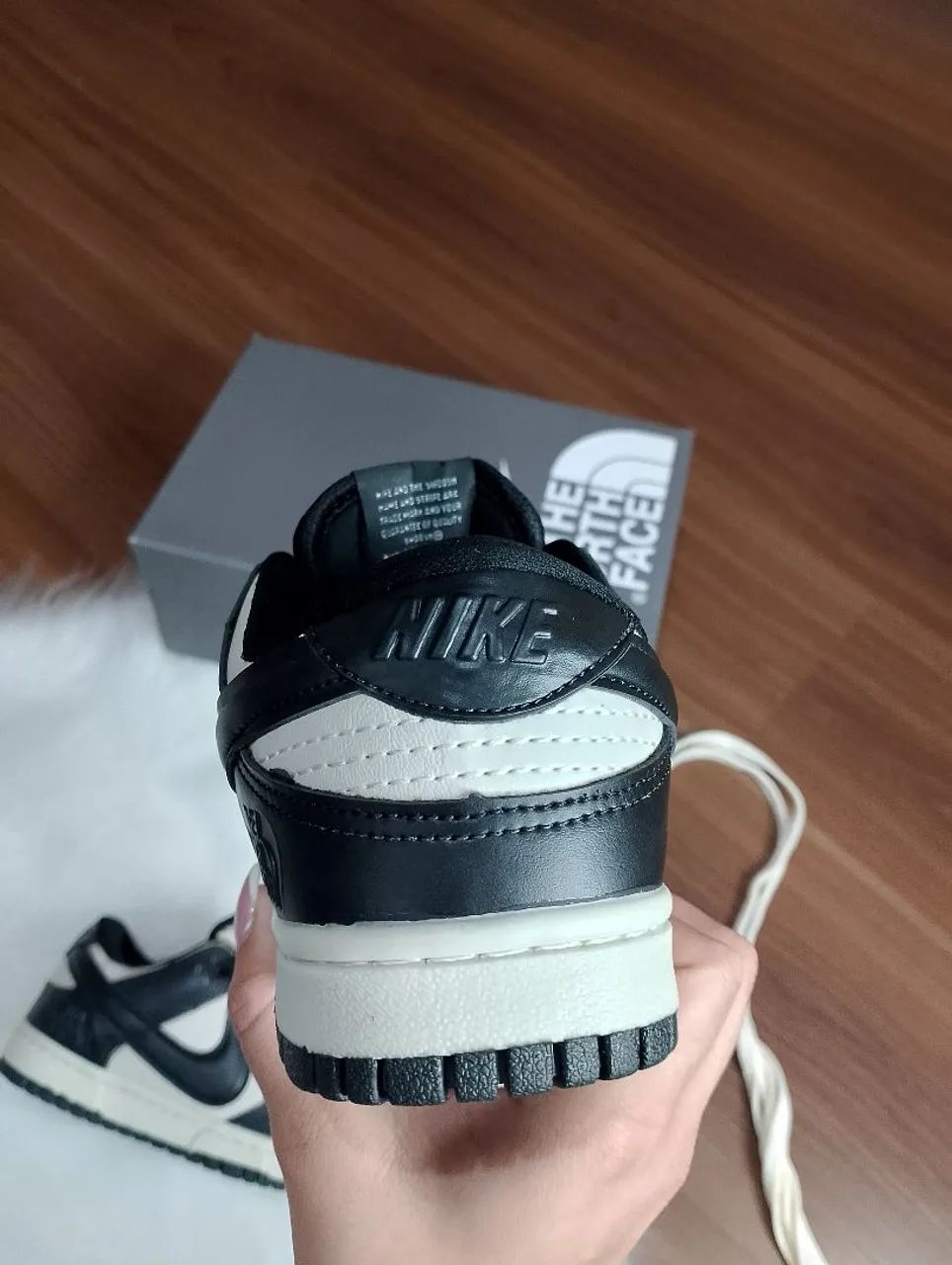 Tênis Nike Dunk Branco preto n°39 - Foto 4