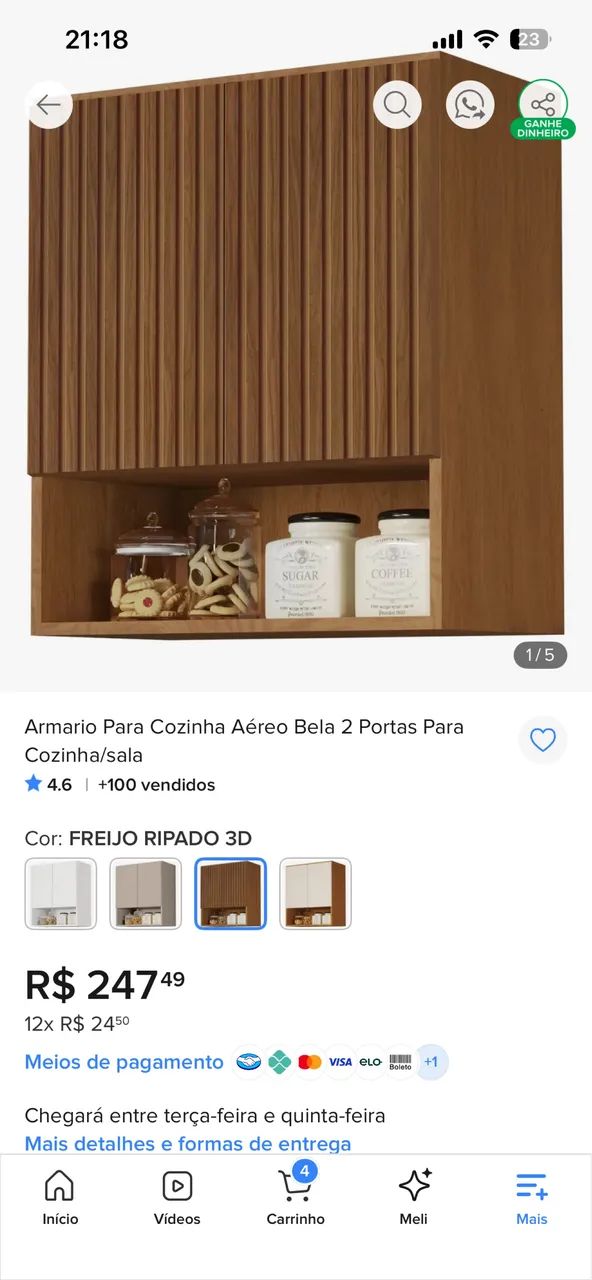 Armário aéreo  - Foto 4