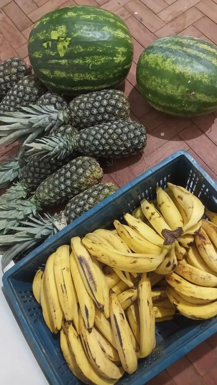 Vendo melancia 50 reias abacaxi 10 reais
