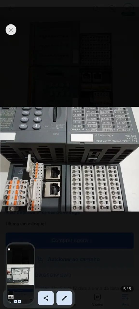 Controlador Lógico Programável CLP+Módulo  - Foto 2
