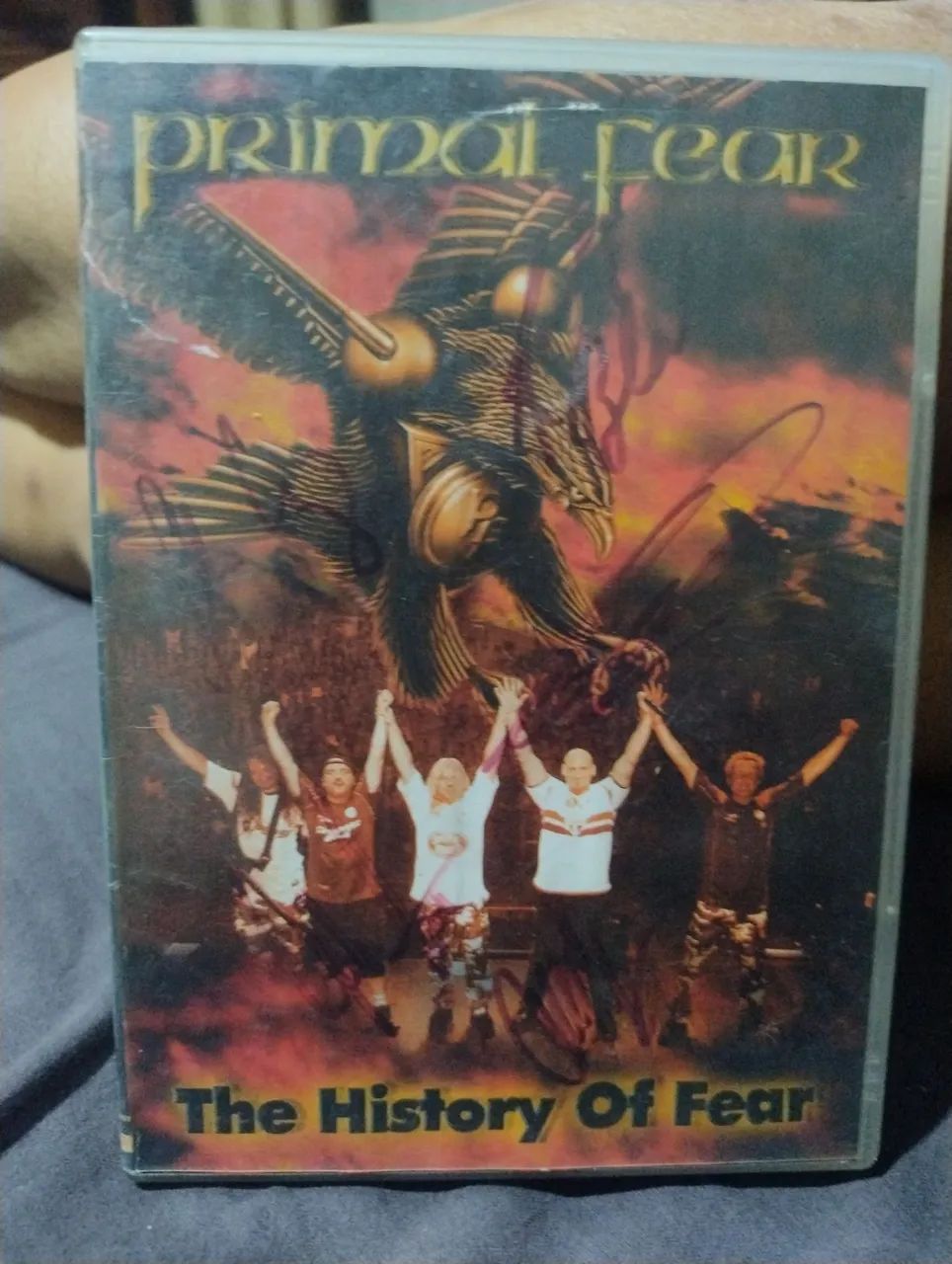 その他 Fear the Groove [DVD] DVD Primal Fear ( The History of Fear ) Autografado. - CDs, DVDs