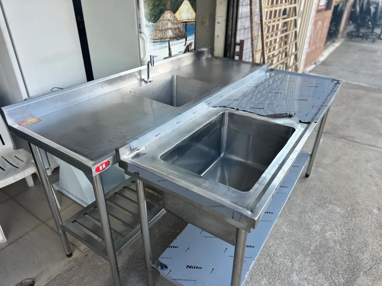 Pias em inox várias medidas