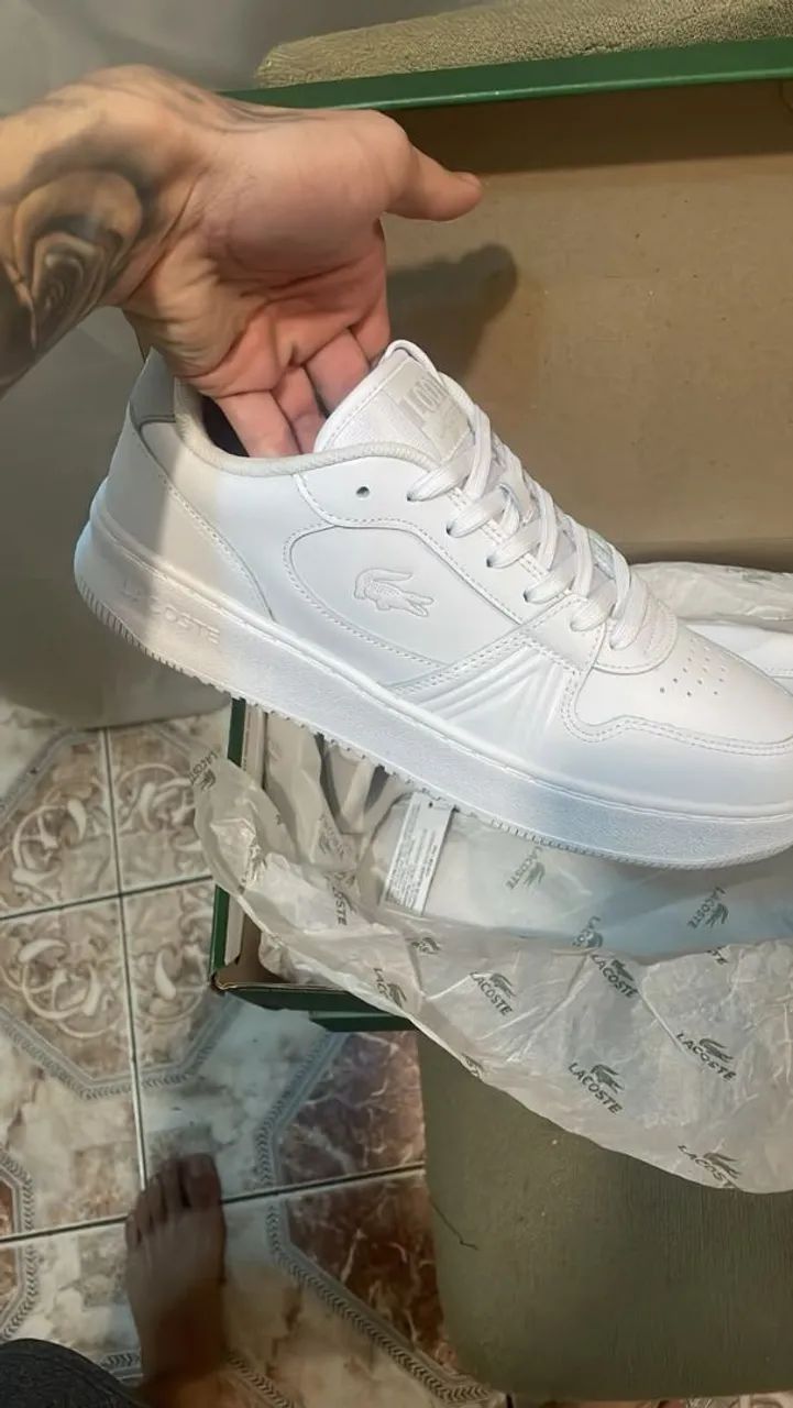 Tênis Lacoste L001 Branco - Foto 3