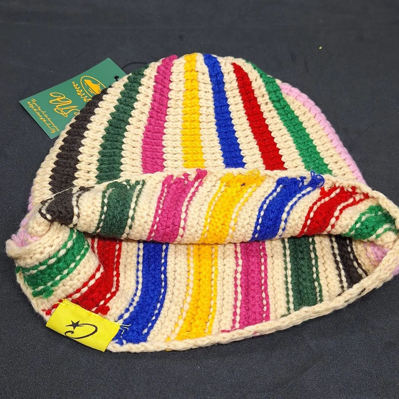 ? Gorro Touca Corteiz Big Crochet Beanie - Multicolor (Raro) - Foto 5