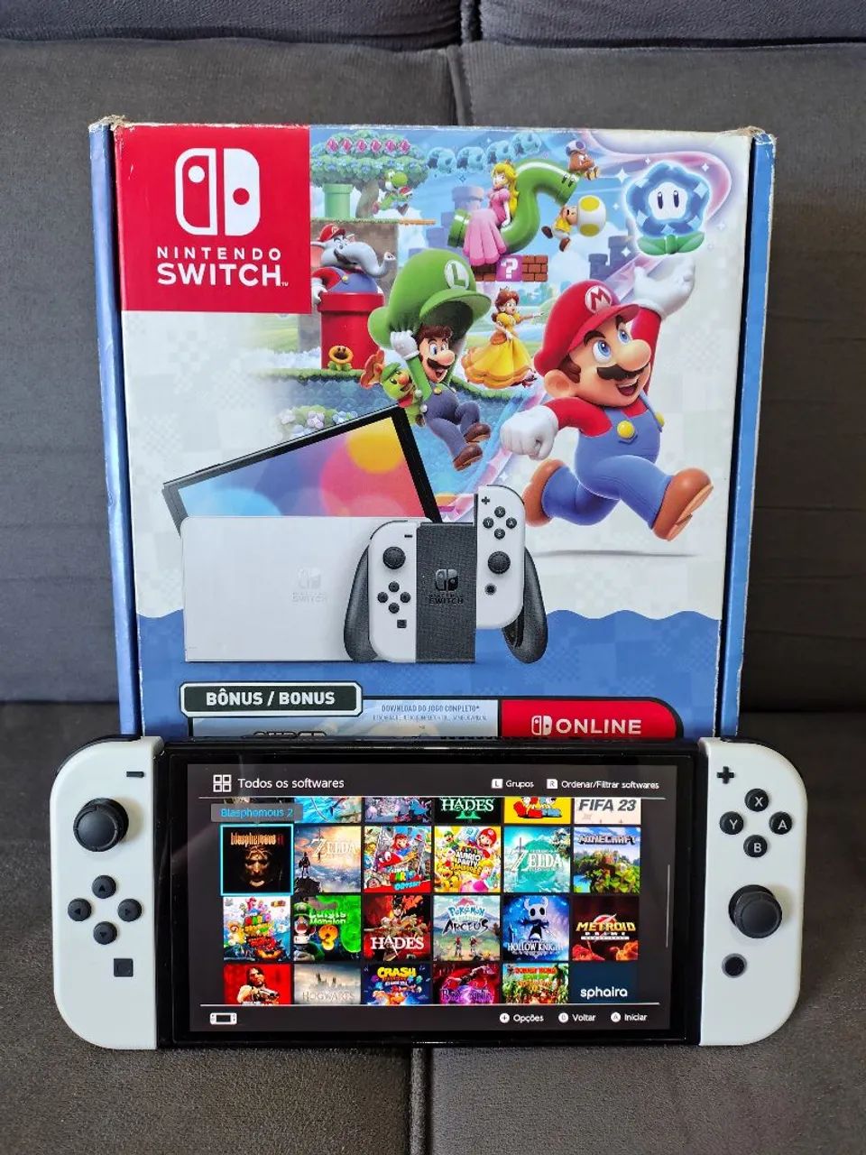 Nintendo Switch OLED desbloqueado 