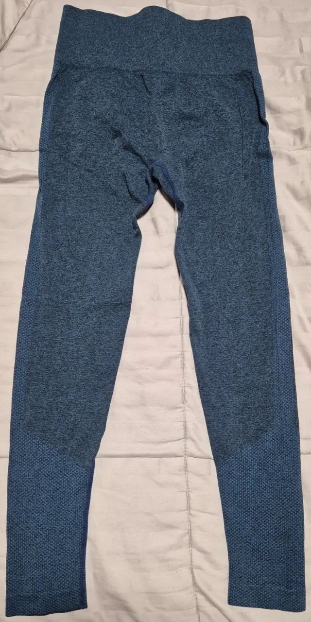 Calça Legging Sem Costura - AZUL