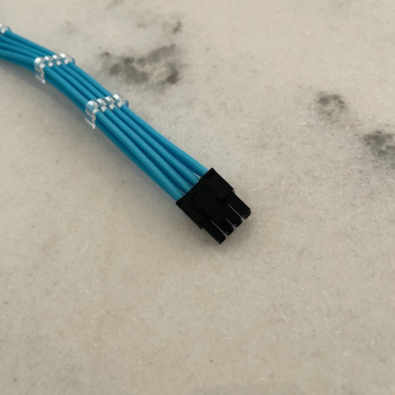 Cabo Sleeved PCIe 8 Pinos para GPU - Azul - Foto 2