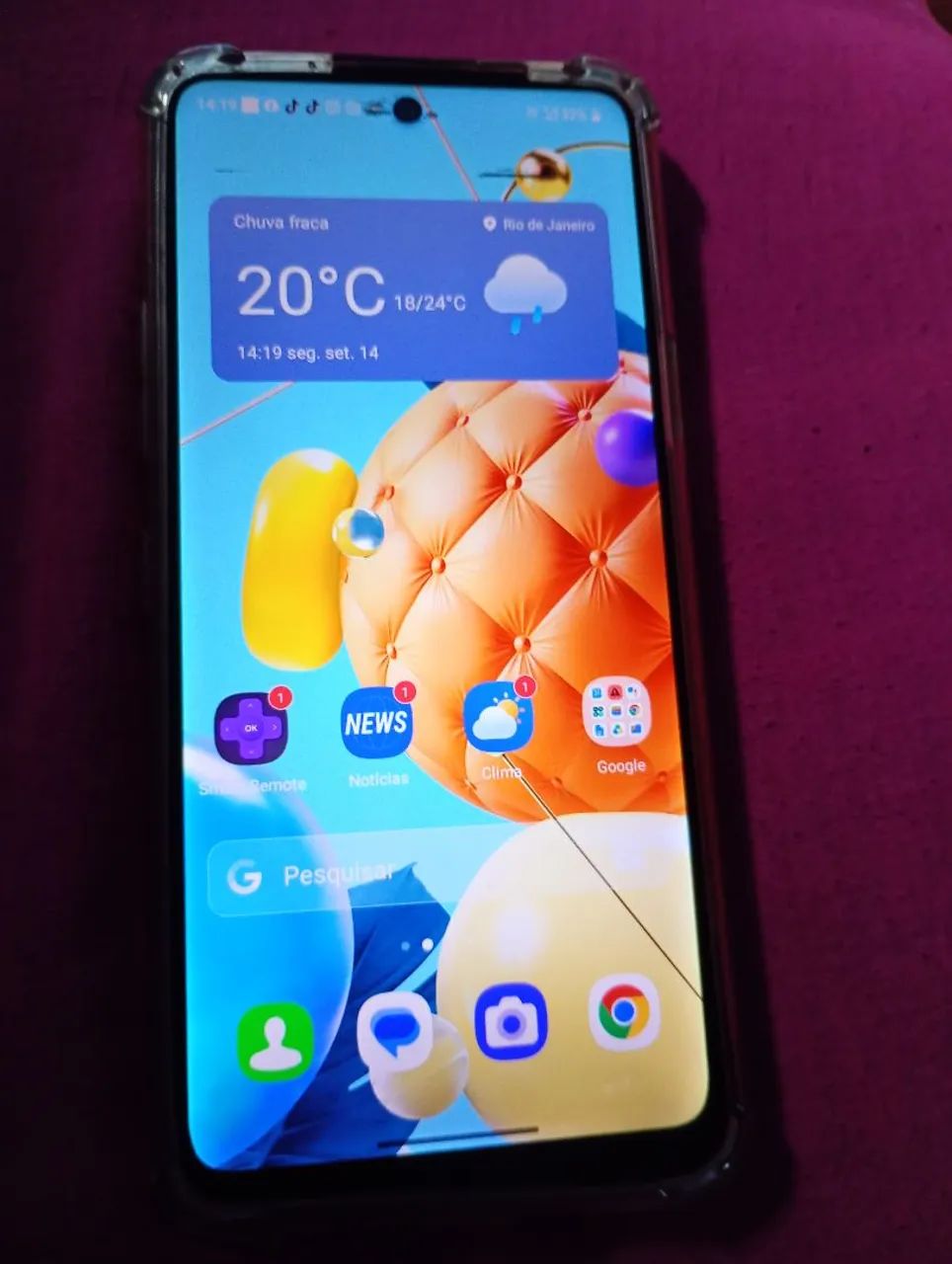 Telefone LG k62