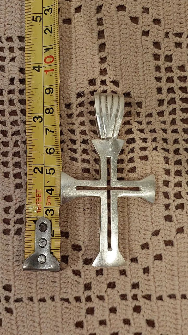 Crucifixo pingente prata maciça - Foto 4