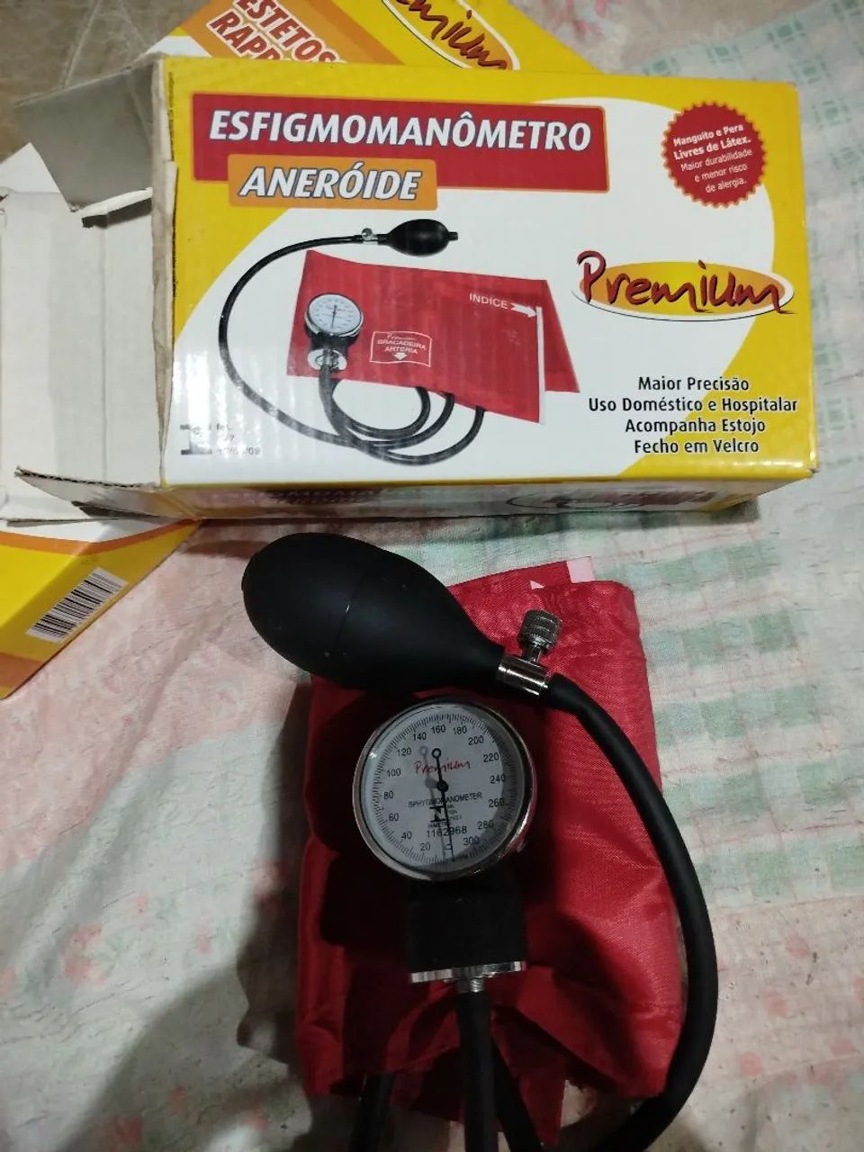 Kit estetoscópio + Esfigmomanômetro Premium  - Foto 4