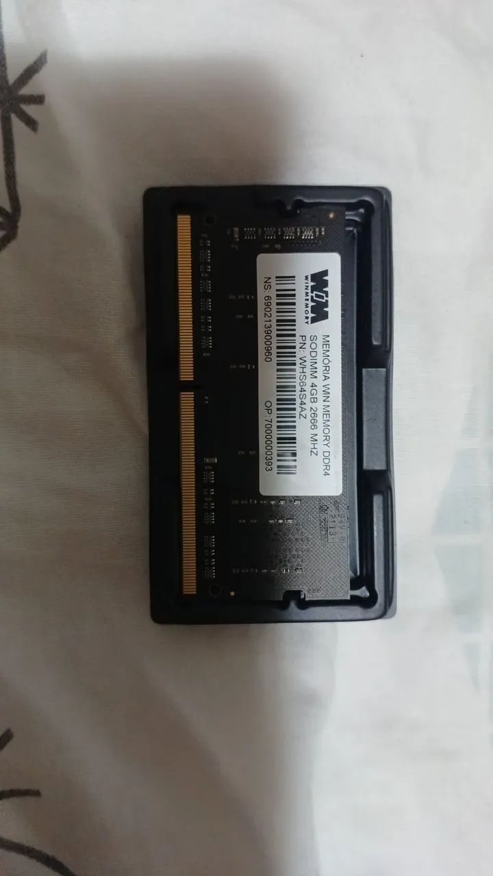 Memoria Notebook Ddr4 4gb
