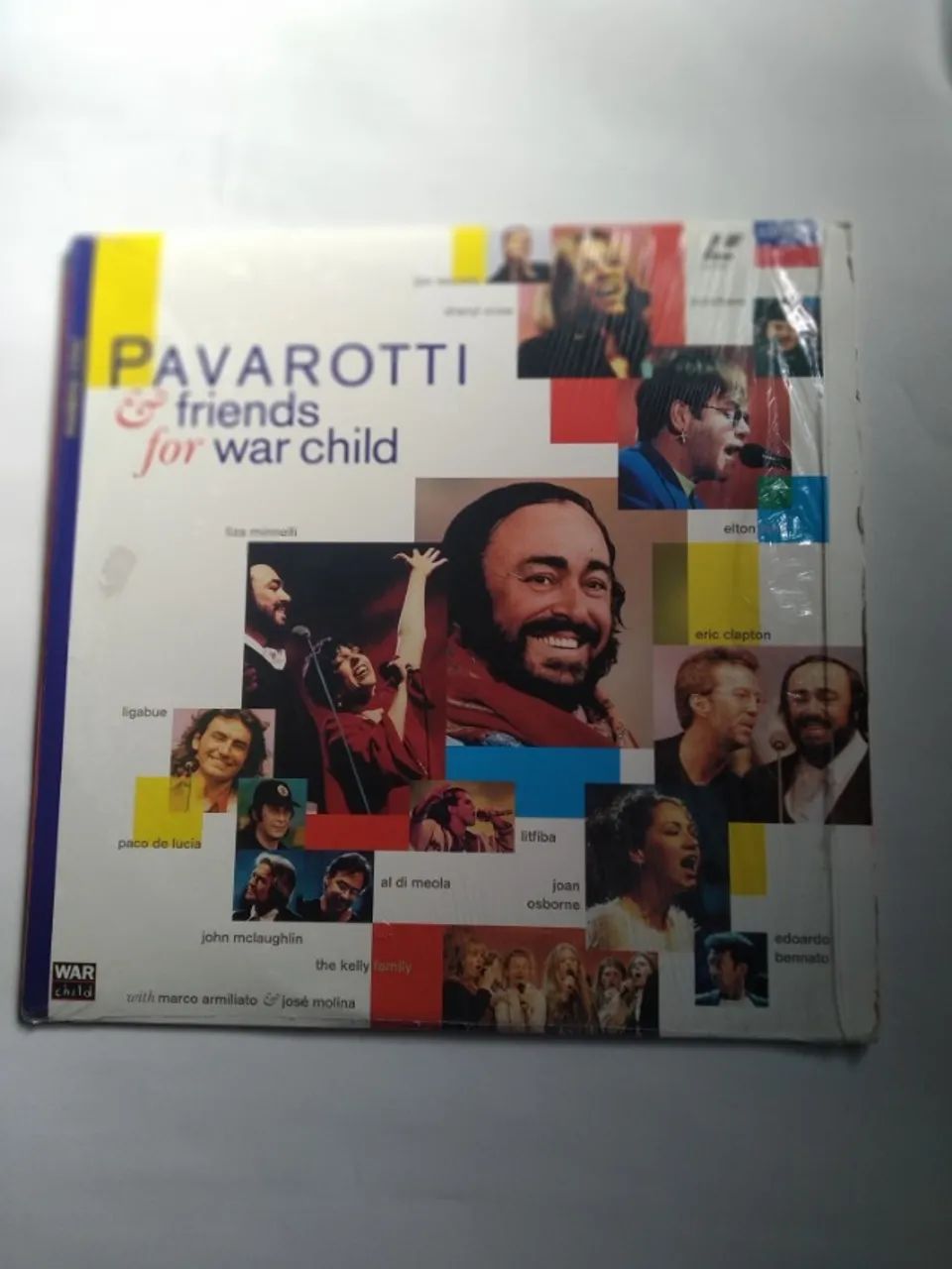 Laser Disc Pavarotti e Friends for war child