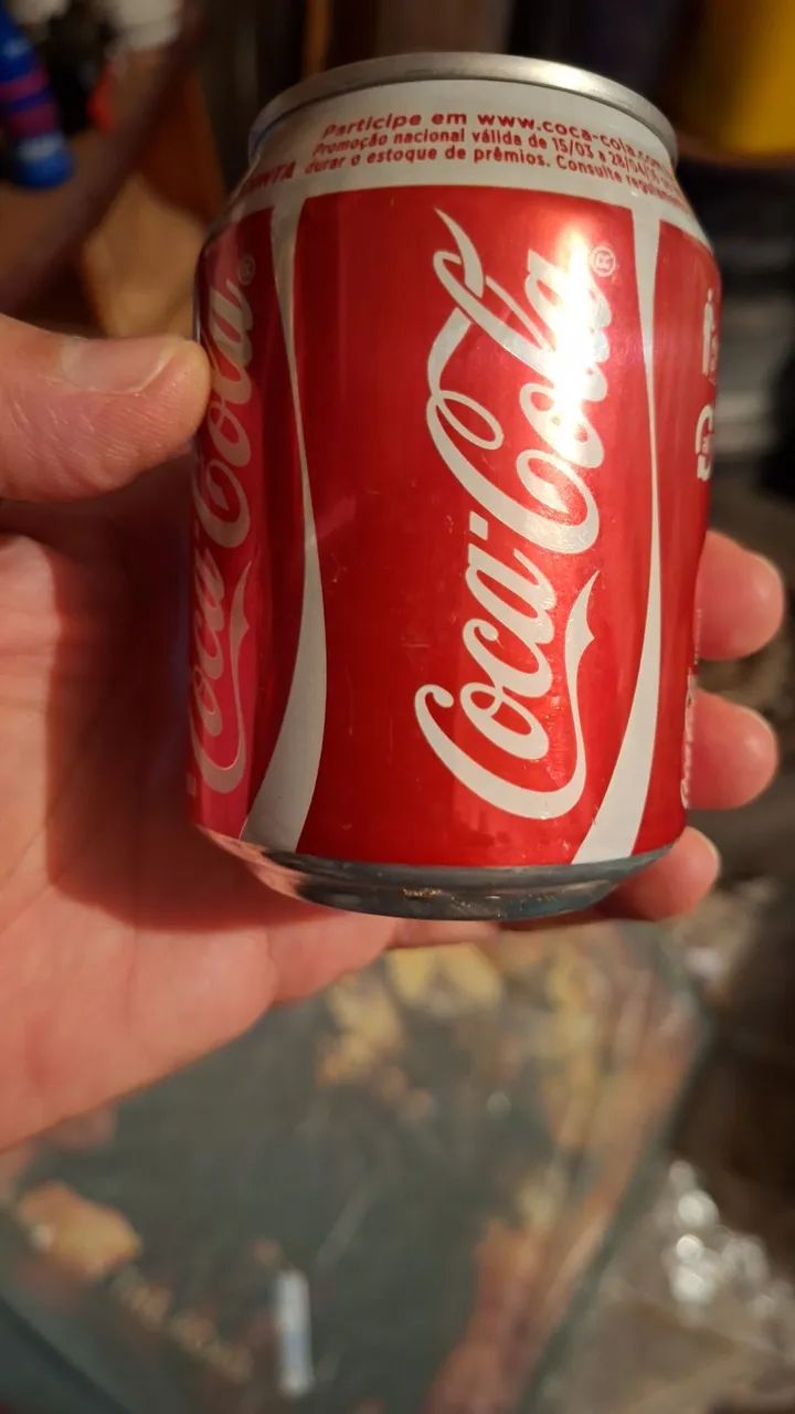 Par mini lata coca cola antiga  - Foto 2