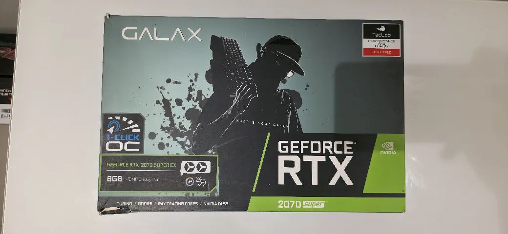 Placa de Vídeo RTX 2070 Super GALAX EX 8GB GDDR6 - Caixa Original, Testada e Funcionando - Foto 5