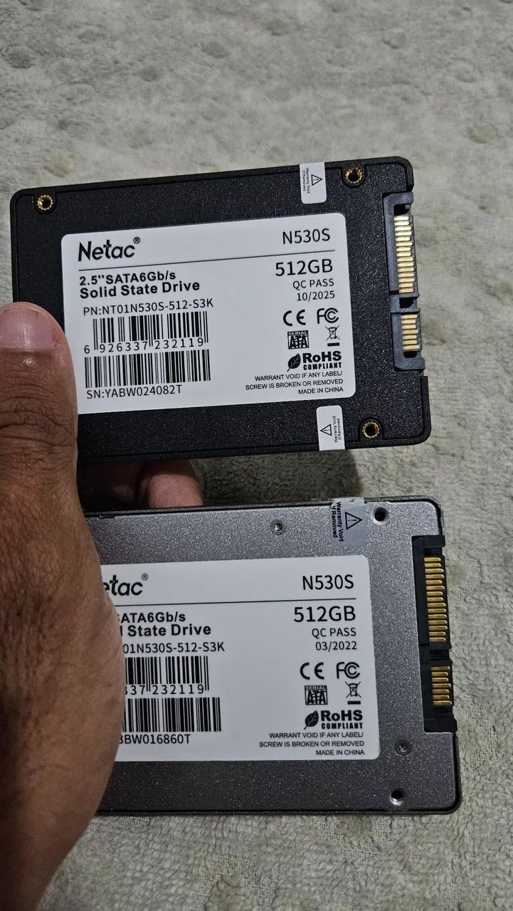 2 SSD Sata Netac 512gb - Foto 4