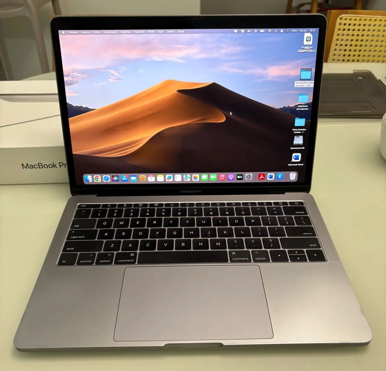 MacBook Pro 13 2017 i5 / 8GB / 256GB SSD + Caixa Original