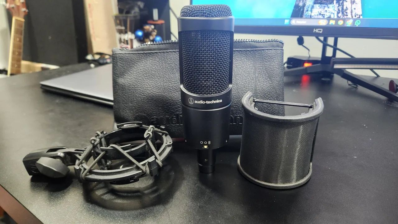 Microfone Audio-Technica AT2050 + Pro Tools + Cabo XLR balanceado