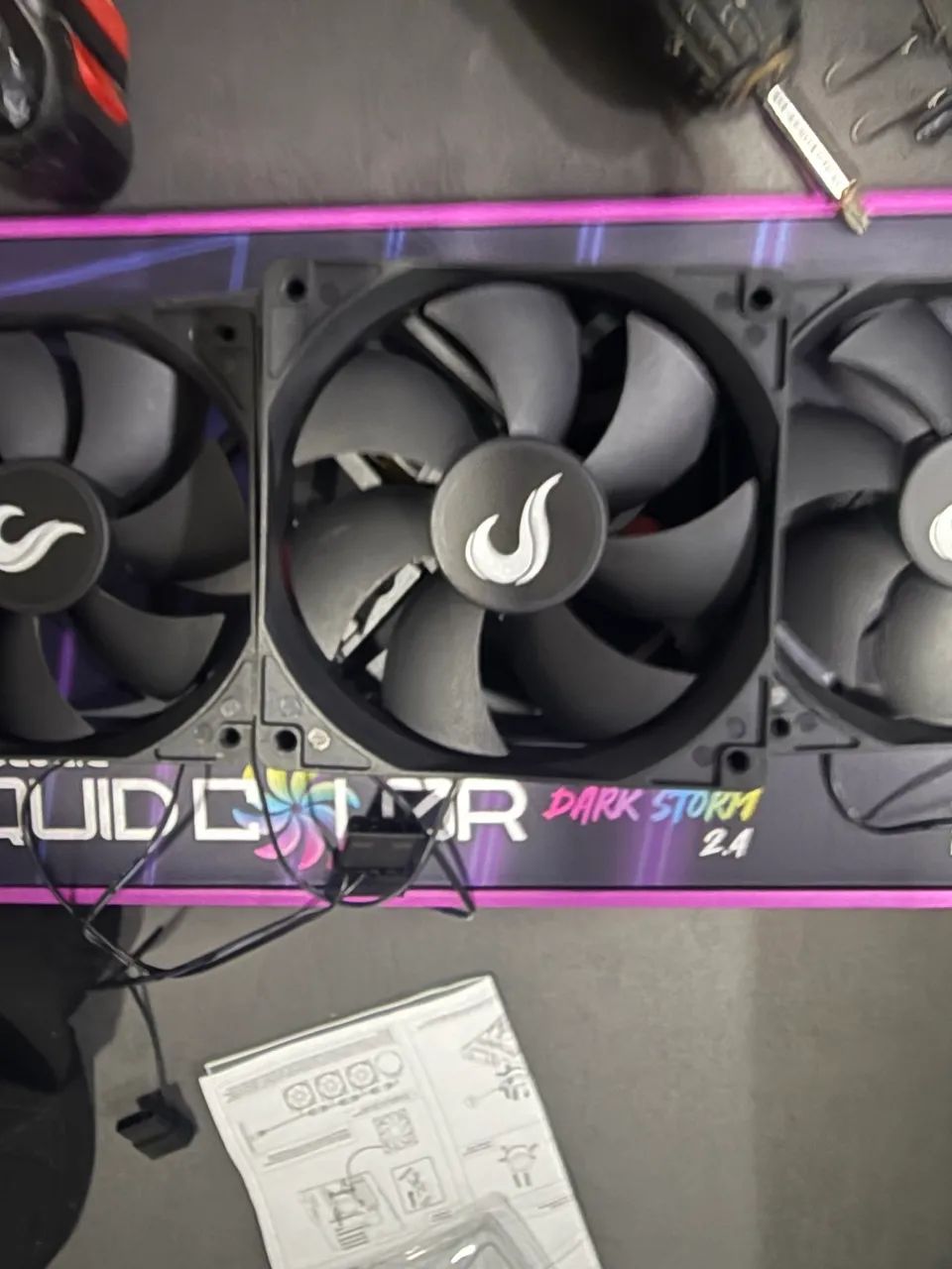 Kit de Fans Rise mode black 6UN - Foto 2