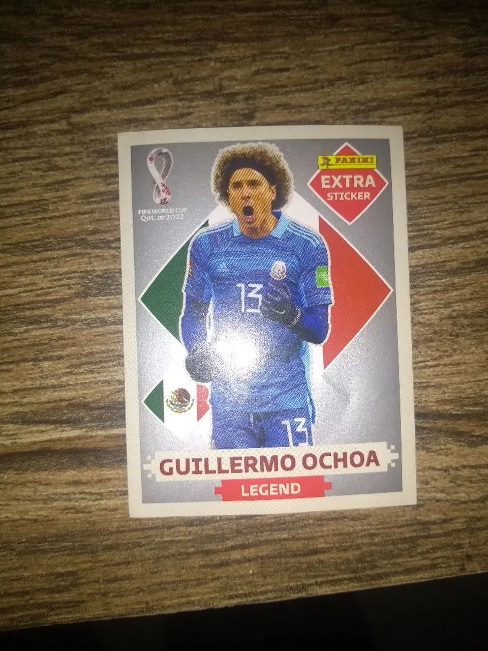 Figurinha ochoa legend prata 