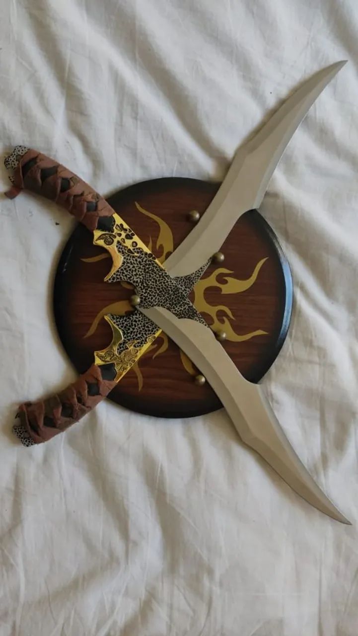 Adagas élficas LEGOLAS Senhor dos Anéis réplica em aço  - Foto 2